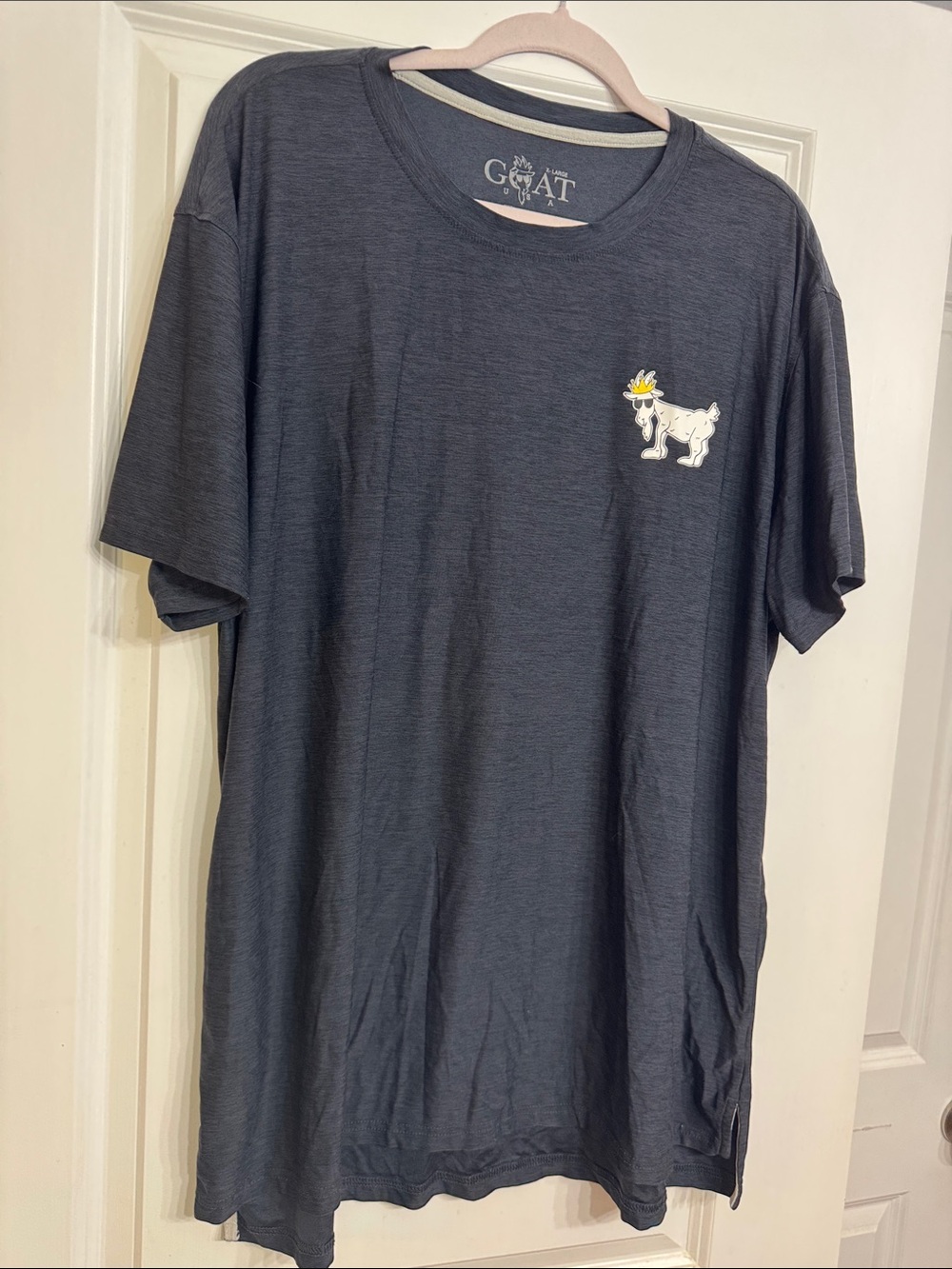 The Goat Charcoal Gray Short Sleeve Men’s Tee